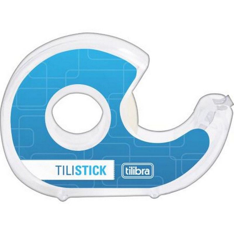 FITA ADESIVA INVISIVEL 18MM X 7.6M COM DISPENSER TILIBRA - REF. 33711 - 1 UNIDADE