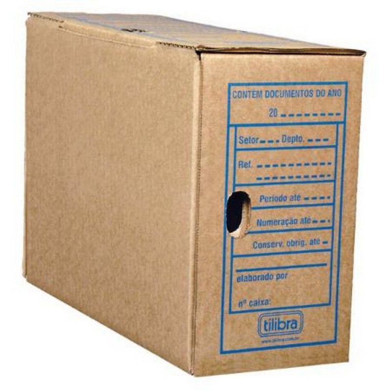 ARQUIVO MORTO TRADICIONAL PAPELAO - REF. 28896 - PACOTE COM 50 UNIDADES