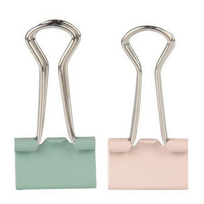 PRENDEDOR DE PAPEL 19MM PASTEL ECO TILIBRA - REF. 346594 - 8 UNIDADES