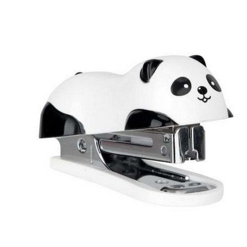 GRAMPEADOR MINI PANDA 12 FOLHAS + 1000 GRAMPO TILIBRA - REF. 34543 - 1 UNIDADE