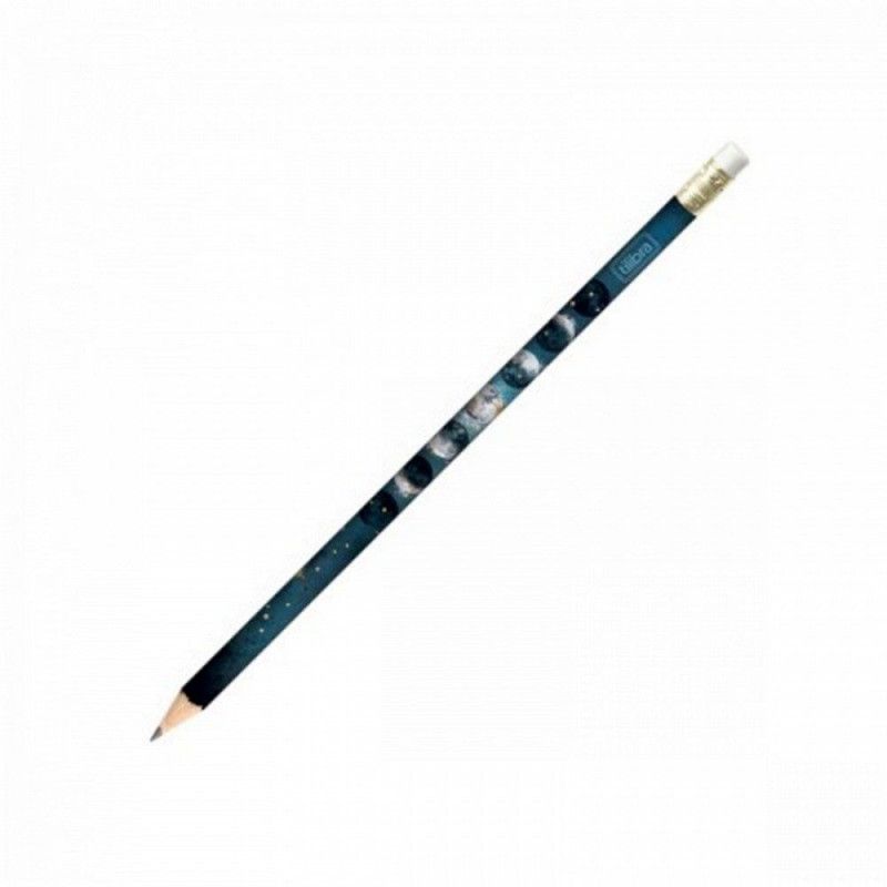 LAPIS PRETO N.2 REDONDO COM BORRACHA MAGIC TILIBRA - REF. 32541 - CAIXA COM 72 UNIDADES