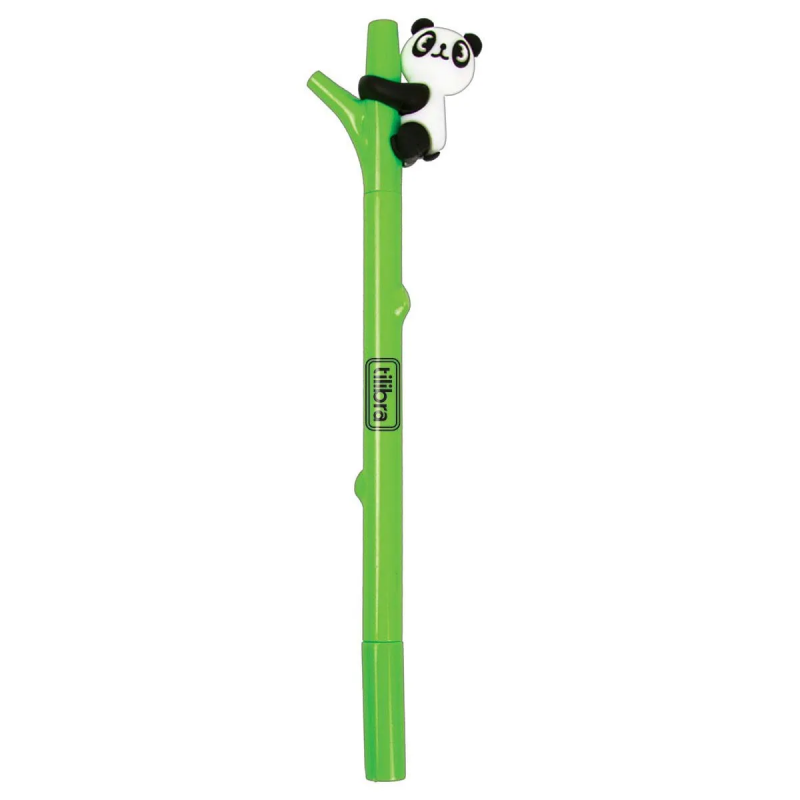 CANETA GEL 0.5 PANDA PRETO TILIBRA - REF. 34649 - CAIXA COM 24 UNIDADES