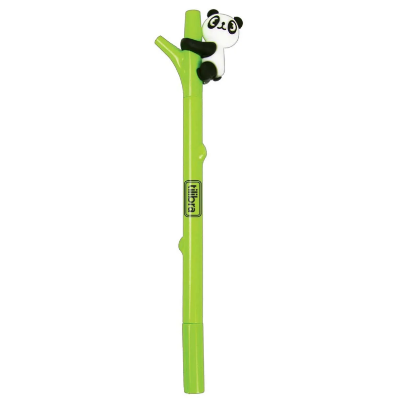 CANETA GEL 0.5 PANDA PRETO TILIBRA - REF. 34649 - CAIXA COM 24 UNIDADES