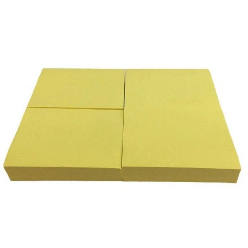 BLOCO ADESIVO DE ANOTACAO 38X 50MM 100FL AMARELO PLANETA - REF. 0-1001.3.06 - CAIXA COM 12 UNIDADES