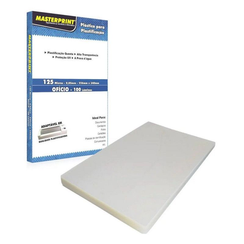POLASEAL OFICIO 005 MASTERPRINT - REF. 329010003 - PACOTE COM 100 LAMINAS