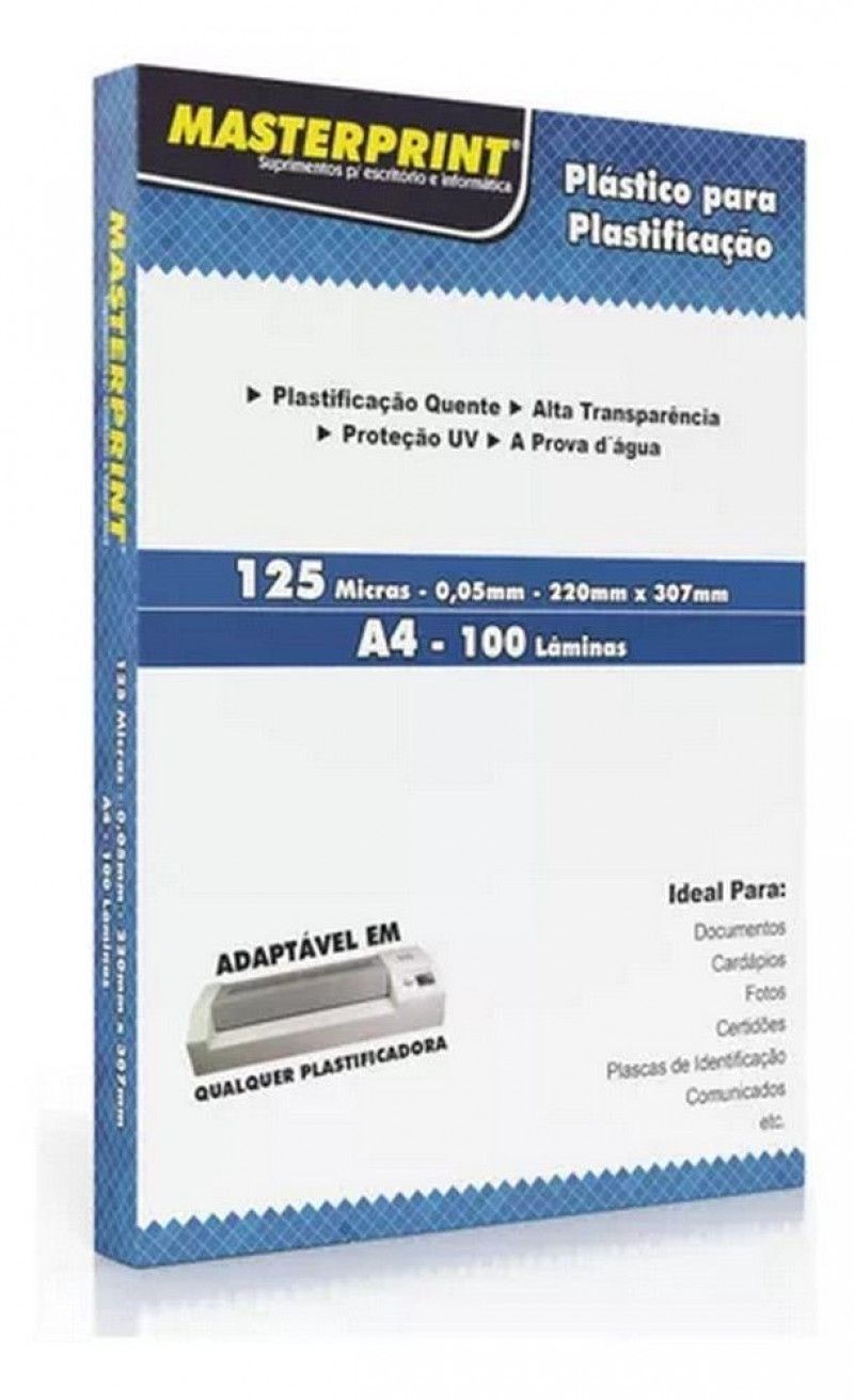 POLA SEAL A4 005 MASTERPRINT - 329010001 PACOTE COM 100 UNIDADES