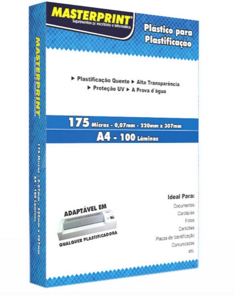 POLA SEAL A4 007 MASTERPRINT - 329010007 PACOTE COM 100 UNIDADES