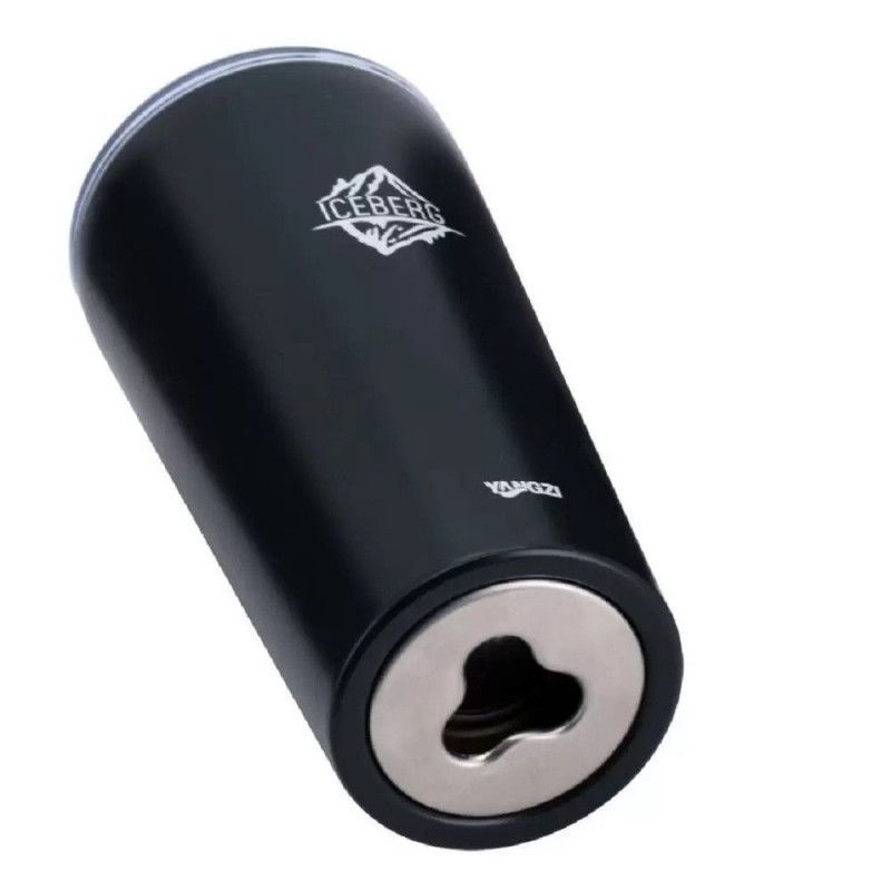 COPO TERMICO INOX PARA CERVEJA COM ABRIDOR 590ML PRETO - REF. 22640 1 UNIDADE