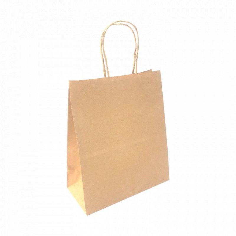 SACOLA KRAFT M 17.5 X 8.5 X 21CM SCRITY - REF. SAC 12. 16 - PACOTE COM 10 UNIDADES