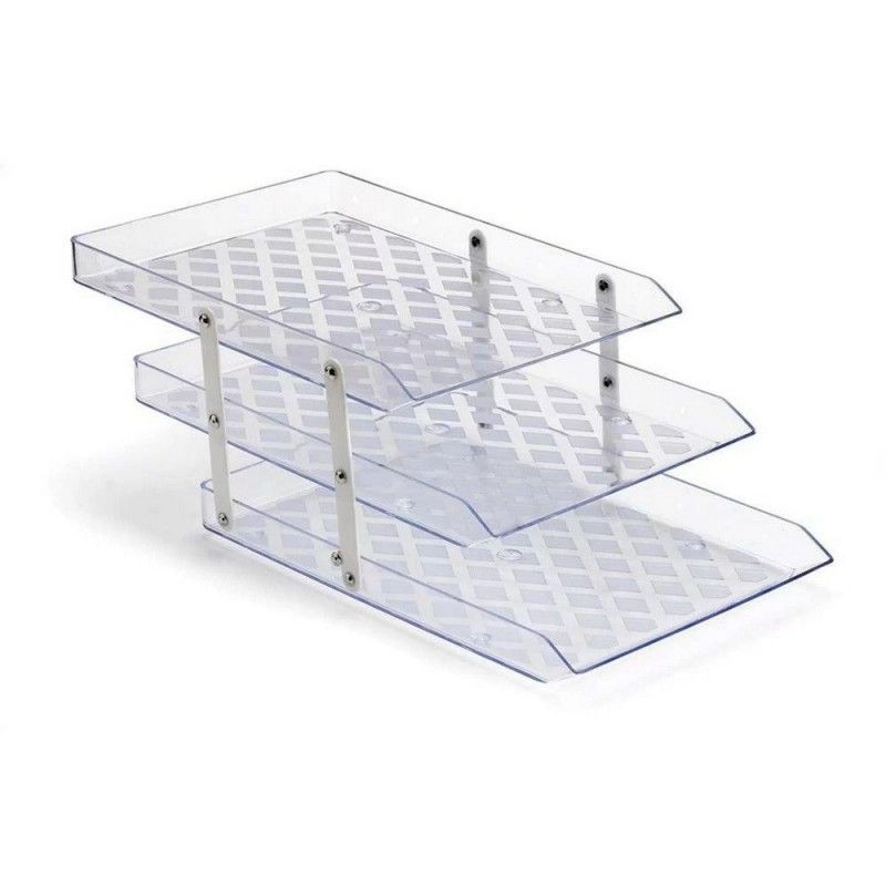 CAIXA DE CORRESPONDENCIA TRIPLA ARTICULAVEL CRISTAL MAXCRIL - REF. 10050050 - 1 UNIDADE
