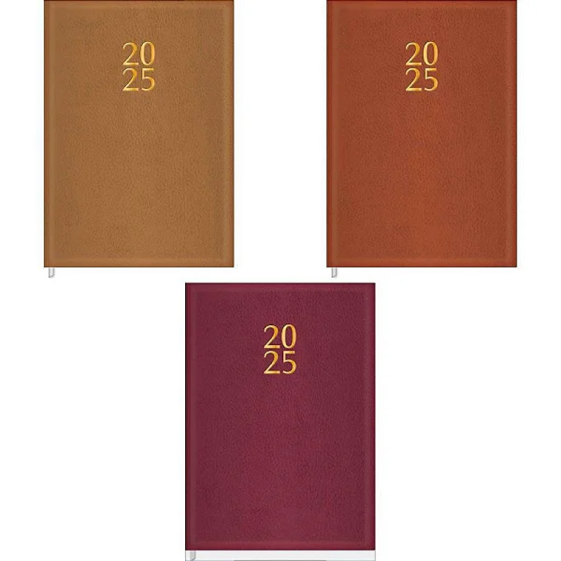 AGENDA COSTURADA TORINO M5 CORES TILIBRA 2025 - REF. 347728 - PACOTE COM 4 UNIDADES SORTIDAS