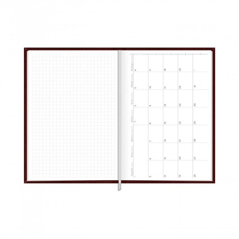 AGENDA COSTURADA TORINO M5 CORES TILIBRA 2026 - REF. 347728 - PACOTE COM 4 UNIDADES SORTIDAS
