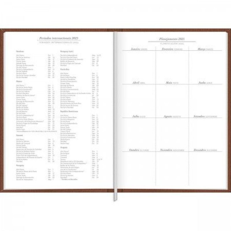 AGENDA COSTURADA TORINO M5 CORES TILIBRA 2025 - REF. 347728 - PACOTE COM 4 UNIDADES SORTIDAS