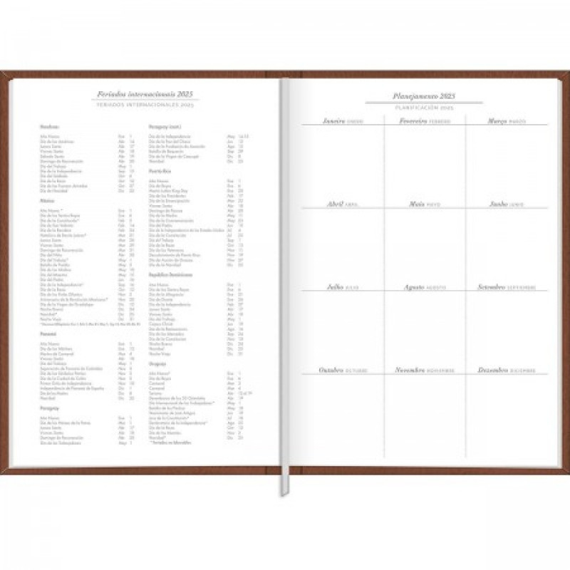 AGENDA COSTURADA TORINO M5 CORES TILIBRA 2026 - REF. 347728 - PACOTE COM 4 UNIDADES SORTIDAS