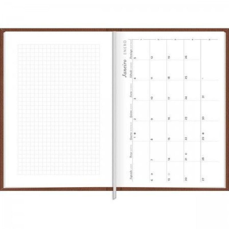 AGENDA COSTURADA TORINO M5 CORES TILIBRA 2025 - REF. 347728 - PACOTE COM 4 UNIDADES SORTIDAS