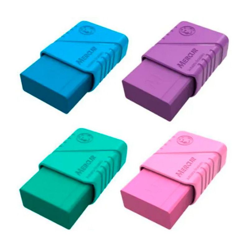 BORRACHA TR COLOR MERCUR - REF. B01010601071 - POTE COM 24 UNIDADES