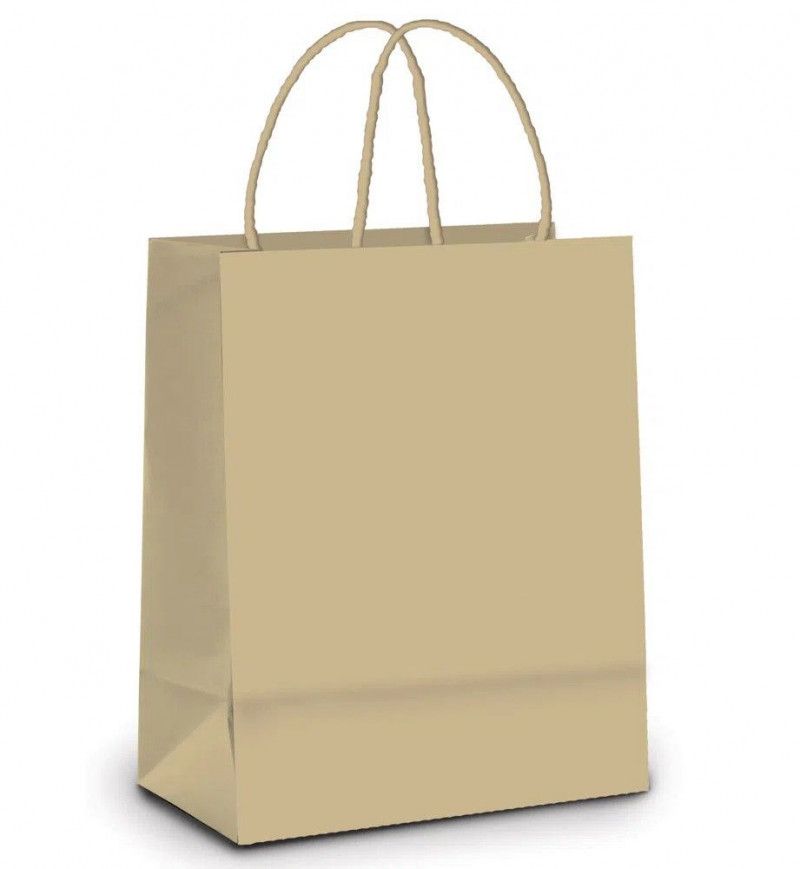 SACOLA PARA PRESENTE KRAFT EXG 43X38X20 CM CROMUS - REF. 14001271 - PACOTE COM 10 UNIDADES