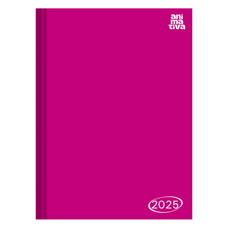 AGENDA COSTURADA KBOM PINK 2026 SAO DOMINGOS ANIMATIVA - REF. 120005 / 10105 - PACOTE COM 4 UNIDADES