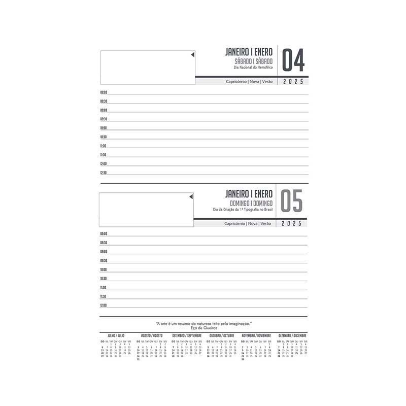 AGENDA COSTURADA BUOSS PRIME 2025 SAO DOMINGOS ANIMATIVA - REF. 9826 - PACOTE COM 2 UNIDADES SORTIDAS