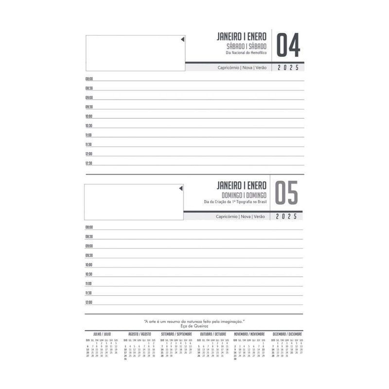AGENDA COSTURADA EXECUTIVA CLASSIC VIEW 2026 SAO DOMINGOS ANIMATIVA - REF. 9812 - PACOTE COM 2 UNIDADES SORTIDAS