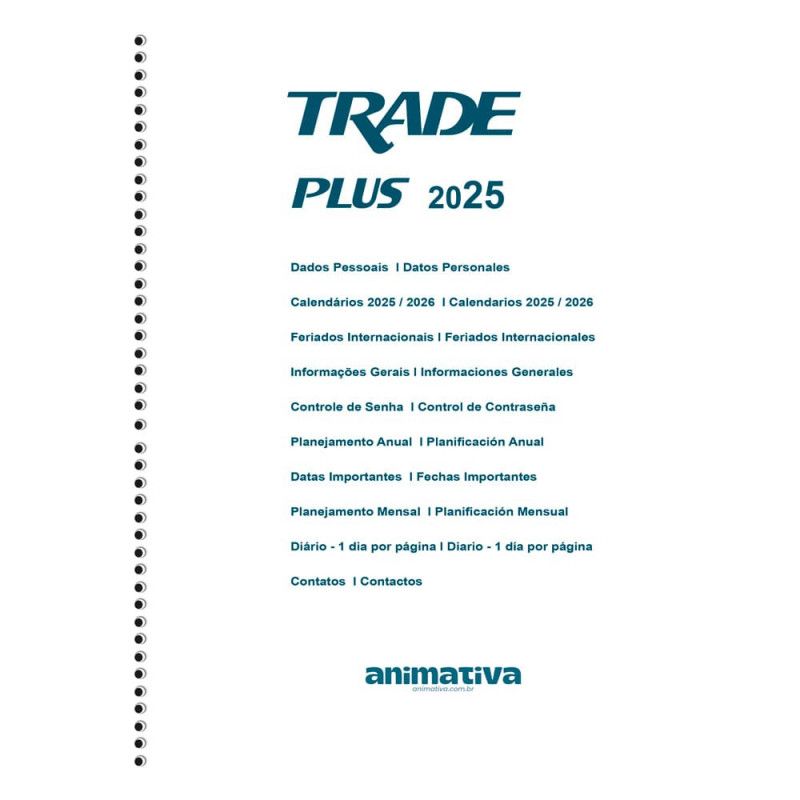 AGENDA ESPIRAL TRADE PLUS 2025 SAO DOMINGOS ANIMATIVA - REF. 130002 / 10114 - PACOTE COM 2 UNIDADES SORTIDAS
