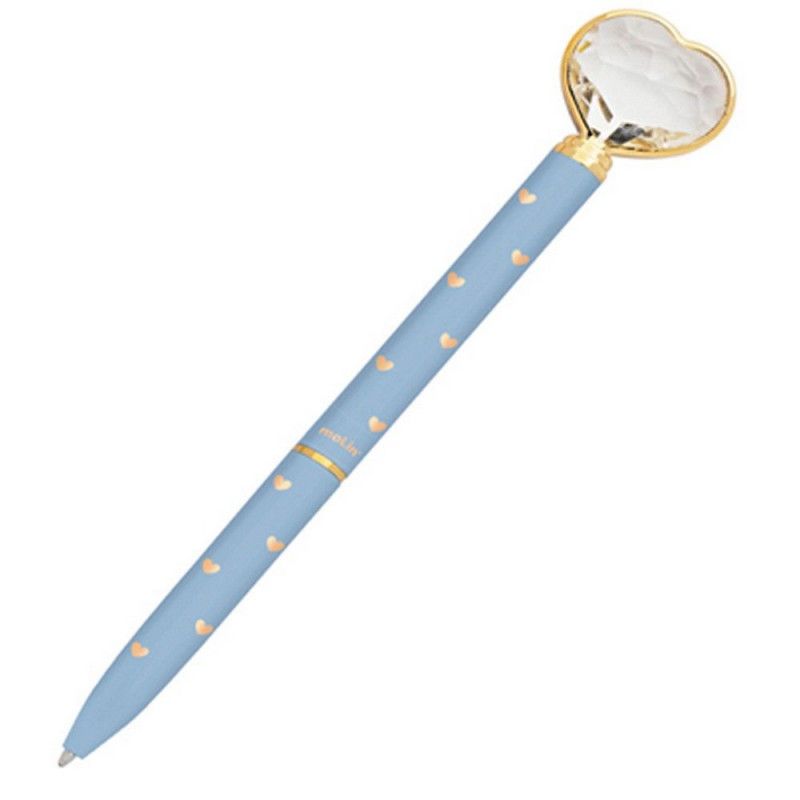 CANETA ESFEROGRAFICA 1.0 CORACAO DIAMANTE AIRY BLUE MOLIN - REF. 1349 - CAIXA COM 20 UNIDADES