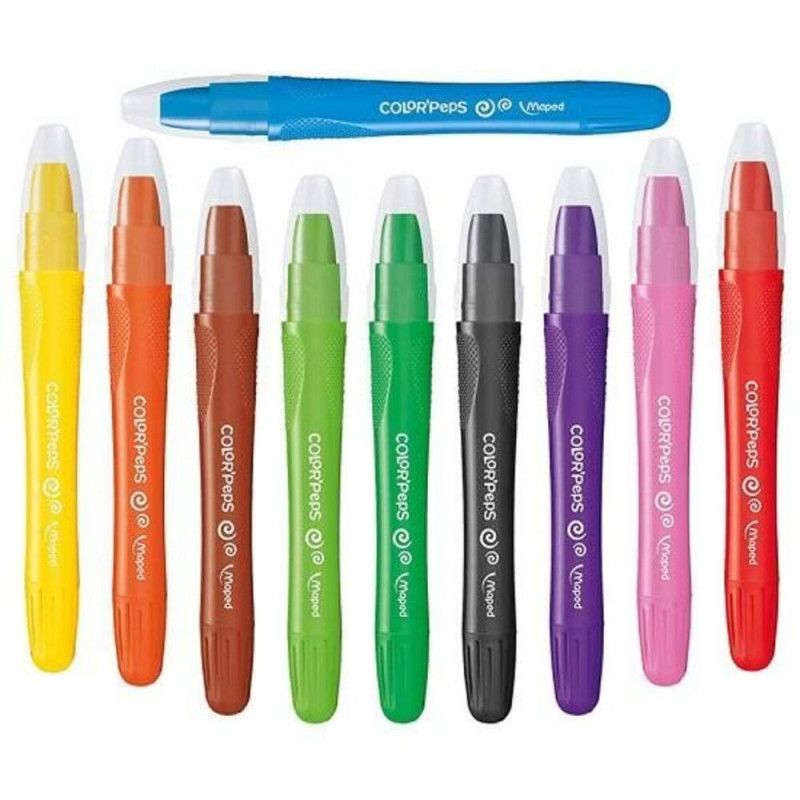 GIZ CERA 10 CORES COLORPEPS GEL AQUARELAVEL - 836310 - CAIXA COM 12 UNIDADES