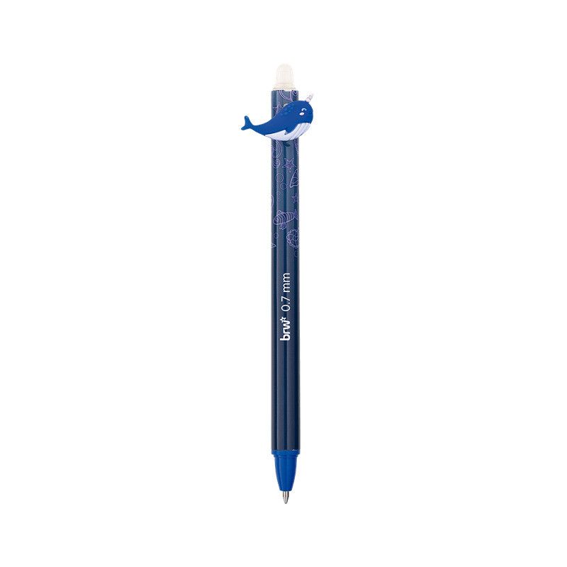 CANETA ESFEROGRAFICA GEL 0.7 APAGAVEL UNDER THE SEA BRW - REF. CA0204- CAIXA COM 12 UNIDADES