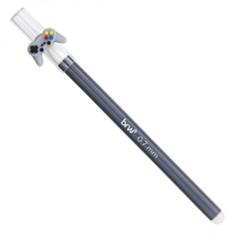 CANETA ESFEROGRAFICA GEL 0.7 APAGAVEL GAMER BRW - REF. CA0214 - CAIXA COM 12 UNIDADES