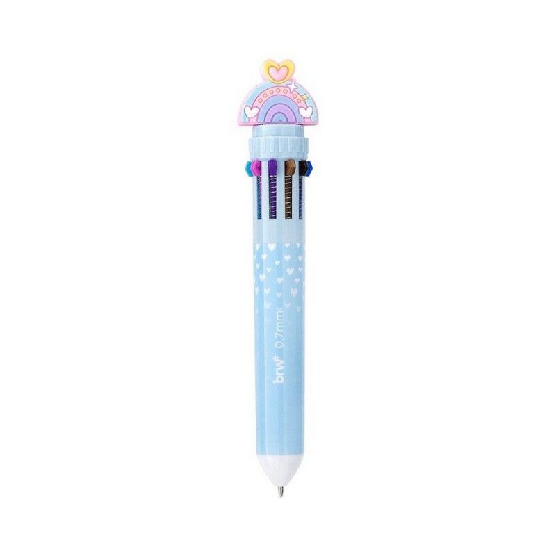 CANETA ESFEROGRAFICA 0.7 10 CORES DREAMS BRW - REF. CA0503 - CAIXA COM 12 UNIDADES