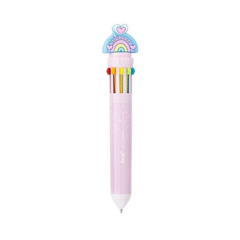 CANETA ESFEROGRAFICA 0.7 10 CORES DREAMS BRW - REF. CA0503 - CAIXA COM 12 UNIDADES