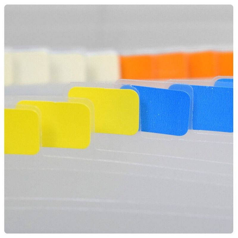 PASTA SANFONADA A4 31 DIVISORIAS CRISTAL POLIBRAS - REF. 91517 - 1 UNIDADE