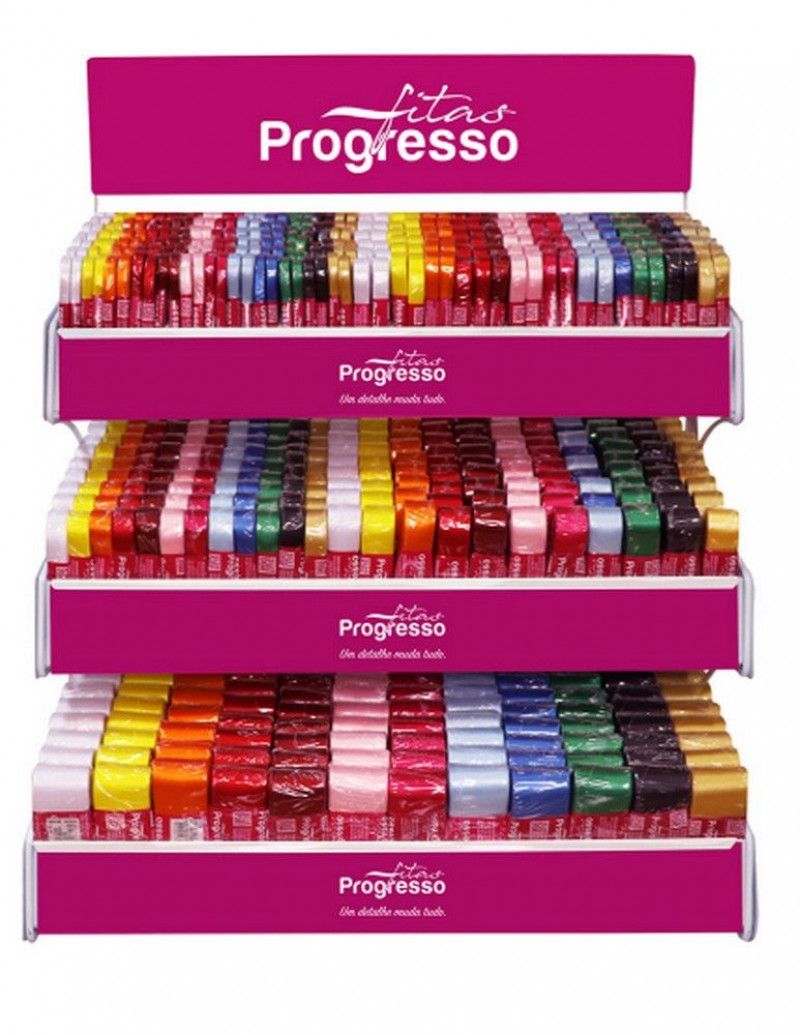 DISPLAY EXPOSITOR BALCAO COM DIVISORIAS COM 792 PECAS PRORGRESSO - REF. DISPLAY2170936 - 1 UNIDADE