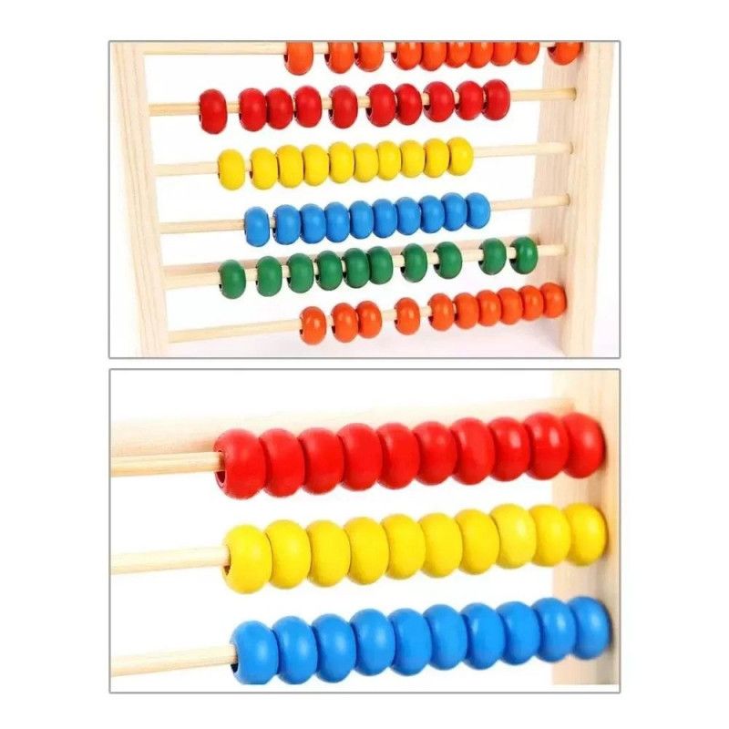 ABACO 10 COLUNAS HORIZONTAL MDF TOYMIX - REF. 0-336.38.99 - 1 UNIDADE