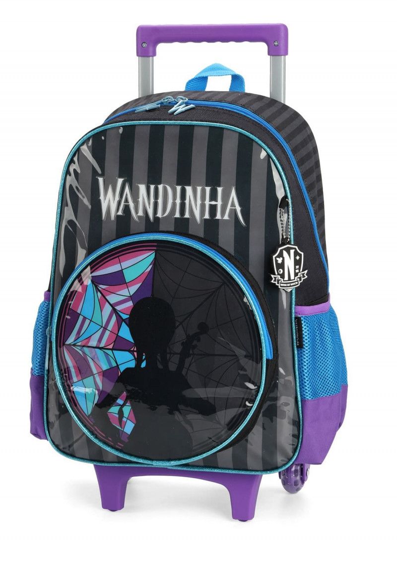 MOCHILETE WANDINHA PRETO LUXCEL - REF. IC39842WD-PTO - 1 UNIDADE