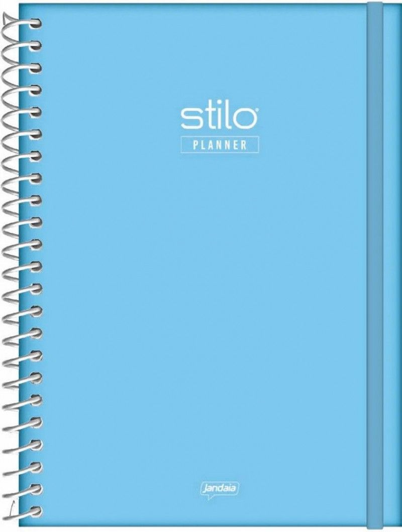 AGENDA PLANEJAMENTO ESPIRAL STILO 2025 JANDAIA - REF. 67053-24 - PACOTE COM 4 UNIDADES