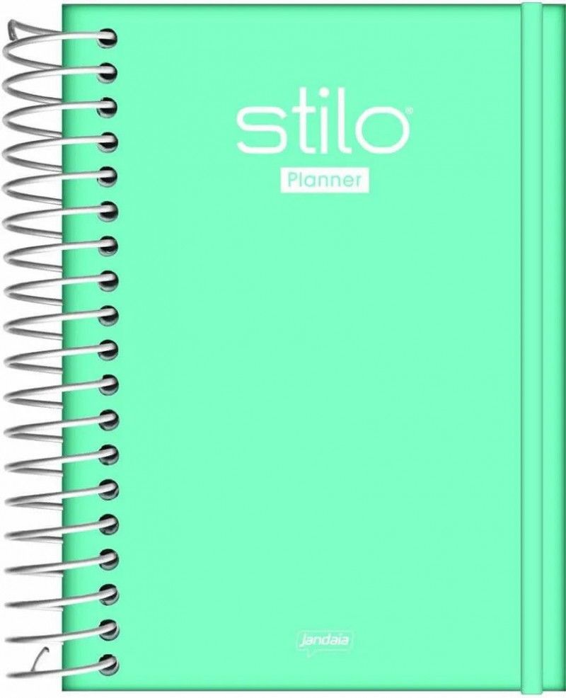 AGENDA PLANEJAMENTO ESPIRAL STILO 2025 JANDAIA - REF. 67053-24 - PACOTE COM 4 UNIDADES