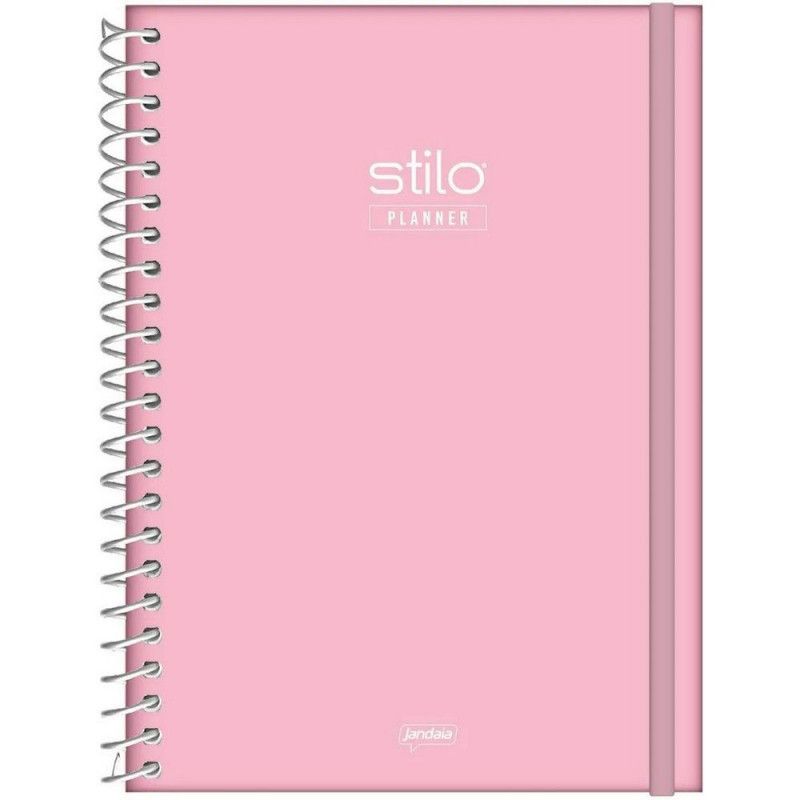 AGENDA PLANEJAMENTO ESPIRAL STILO 2025 JANDAIA - REF. 67053-24 - PACOTE COM 4 UNIDADES