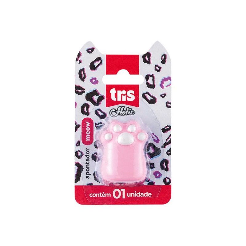 APONTADOR HOLIC PETS BLISTER TRIS - REF. 902450 - CAIXA COM 12 UNIDADES SORTIDAS