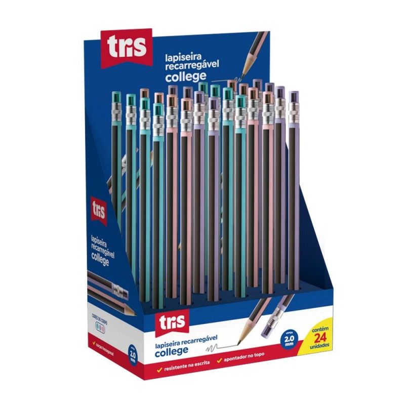 LAPISEIRA 2.0 COLLEGE TRIS - REF.  605531 - CAIXA COM 24 UNIDADES