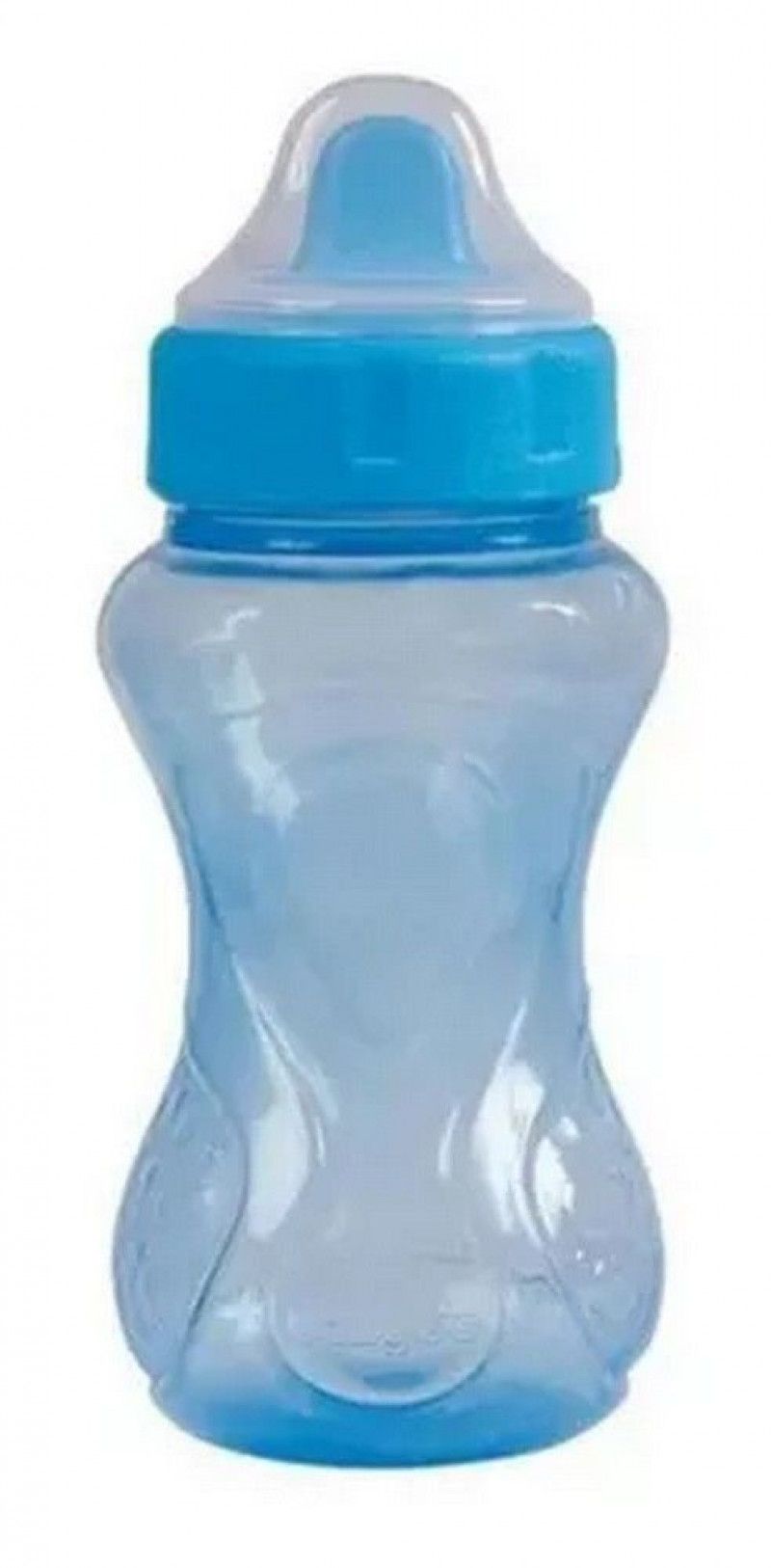 COPO PLASTICO 340ML COM TAMPA AZUL COM VALVULA REDUTORA - REF. 3848 - 1 UNIDADE