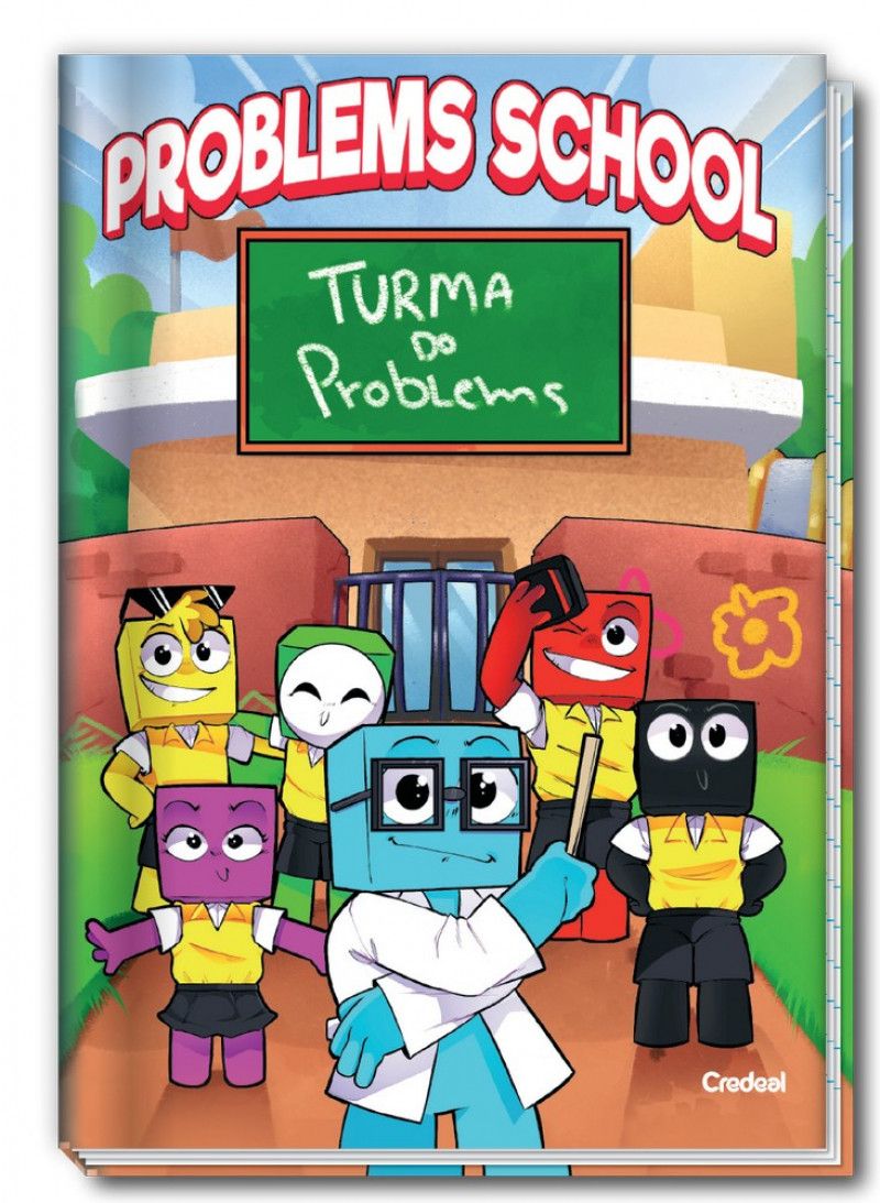 CADERNO BROCHURAO CAPA DURA 80FL ATHOS E PROBLEMS CREDEAL - REF. 281314 - PACOTE COM 5 UNIDADES