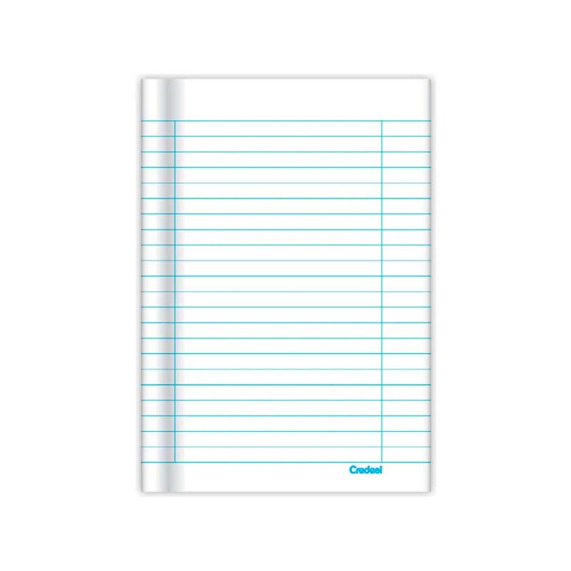 CADERNO BROCHURAO CAPA DURA 80FL SUPER DINO CREDEAL - REF. 282526 - PACOTE COM 5 UNIDADES