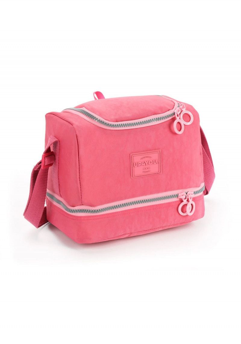LANCHEIRA COM ALCA CRINKLE SALMAO LUXCEL - REF. LA47153UP-SM - 1 UNIDADE