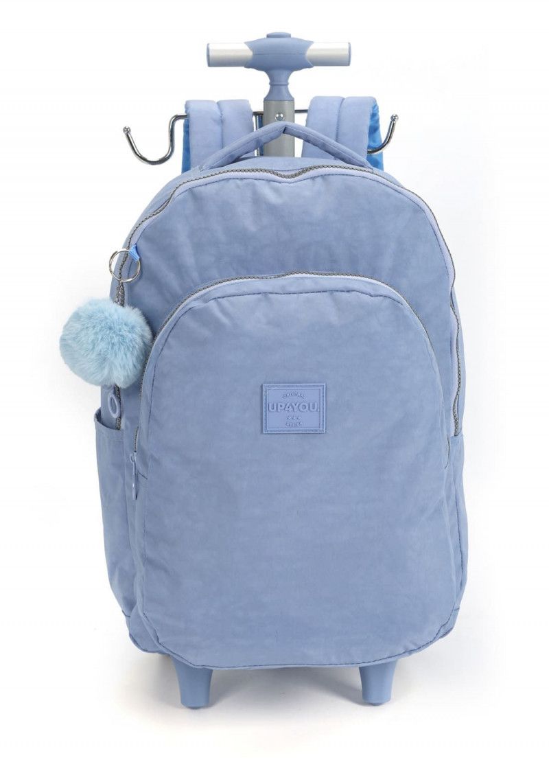 MOCHILETE CRINKLE AZUL LUXCEL - REF. MC47152UP-AZ - 1 UNIDADE