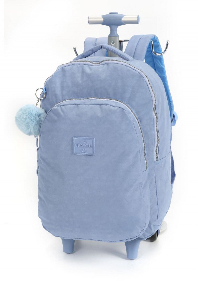 MOCHILETE CRINKLE AZUL LUXCEL - REF. MC47152UP-AZ - 1 UNIDADE