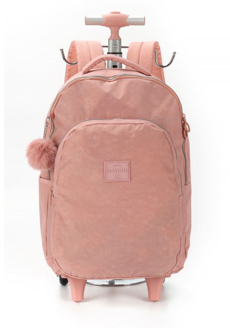 MOCHILETE CRINKLE NUDE LUXCEL - REF. MC47152UP-NU - 1 UNIDADE