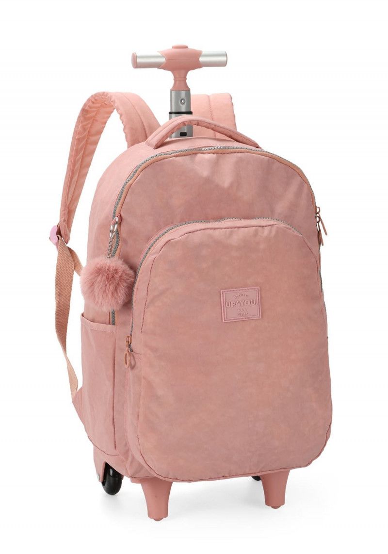 MOCHILETE CRINKLE NUDE LUXCEL - REF. MC47152UP-NU - 1 UNIDADE