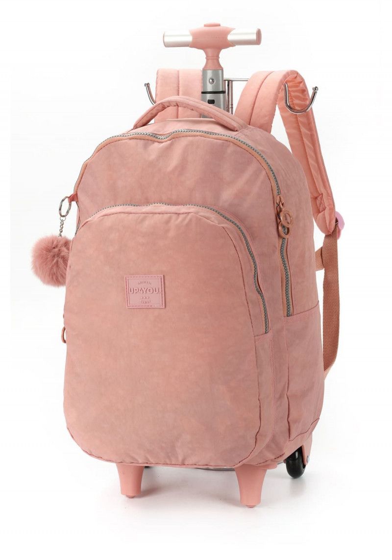 MOCHILETE CRINKLE NUDE LUXCEL - REF. MC47152UP-NU - 1 UNIDADE
