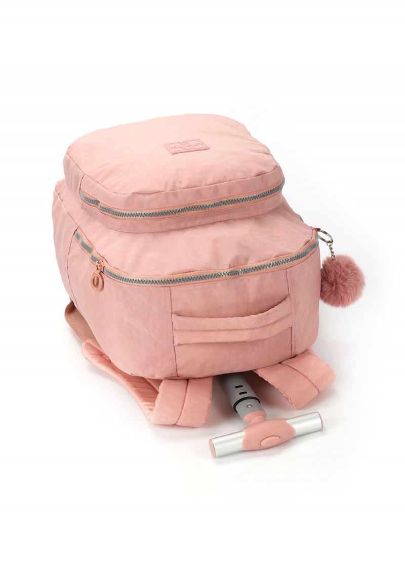 MOCHILETE CRINKLE NUDE LUXCEL - REF. MC47152UP-NU - 1 UNIDADE